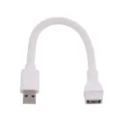 USB Extension Cable Line 22cm Length Flexible Gooseneck Designed Power Cord Wire