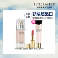 在飛比找momo購物網優惠-【Estee Lauder 雅詩蘭黛】白金級寶石光粉底脣膏組