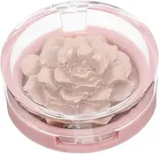 GANAZONO High Gloss Face Highlighter Palette Carved Rose Design Metallic Glow Finish Cheek Powder for Radiant Shine for Casual Formal Occasions