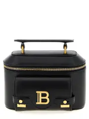[Balmain] Balmain-B-Buzz Vanity Borse A Mano Nero-Donna OS