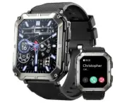 Smart Watch for Men, Bluetooth Call(Answer/Make Call) Mens Watches Rugged