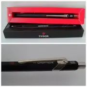 TUDOR Watch Pen - RARE - Beautiful Caran D'Ache 849 "BORNTODARE" Logo NEW w/Box