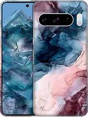 [GlamCase] for Google Pixel 8 Pro 5G, Google Pixel 8 Pro 5G Case - Abstract Marble Pattern Printed Slim & Sleek Cute Plastic Protective Designer Back Phone Case/Cover for Google Pixel 8 Pro 5G