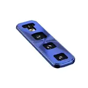 6PCS Anti-scratch Metal Circle Ring Phone Camera Lens Protector for Samsung Galaxy S10 Plus BLUE COLOR