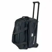 Brunswick Zone Black 2 Ball Roller Bowling Bag