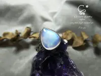 在飛比找樂天市場購物網優惠-月光石s925純銀戒指 月光石 水晶戒指 指環 晶晶工坊-l