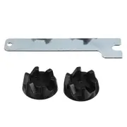 Blender Rubber Coupler Gear Clutch Replacement Parts for KitchenAid AP2930430 Black and Silver