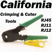 Crimping Tool Wire Stripper Crimper Cutter Punch Down RJ45 8P8C 6P 4P RJ11 RJ12