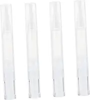 Vaguelly 4pcs Concealer Pens Lip Oil Tubes for Nail Nutrition Gloss Refillable Cosmetic Containers for DIY Makeup Easy to Use Application