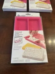 WILTON Happy Birthday CANDY MELTS Stack-N-Melt CANDY BARK MOLD "4 Cavities" NEW