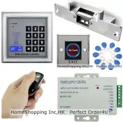 New RFID Card + Password Door Access Control+Electric Strike Lock+Remote+IR Exit