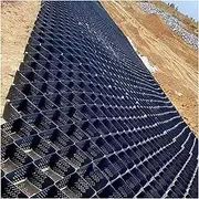 Gravel Ground Grid Driveway Stabilization Grids for Landscaping Parking Lots Yard(2x10m/6.5x32.8ft)