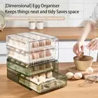 Egg Box Stackable Storing Kitchen Fridge Special Finishing Egg Storage Drawer