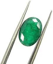 [JAGDAMBA GEMS] 5.25 Ratti Natural Certified Emerald Panna Green Loose Gemstone, Natural Emerald Panna Loose Gemstone, Emerald, Natural Emerald Panna Loose Gemstone, Emerald