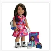 American Girl Doll 18" LUCIANA VEGA, Book & Accessories 2018 Girl of the Year