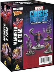 ATOMIC MASS GAMES FFGCP42 Marvel Crisis Protocol Miniatures Game, Magneto and Toad Board Game