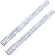 CLISPEED Grid Transfer Sticker 2 Pack Vinyl Transfer Decal for Walls Glass Signs No Waste Cutting