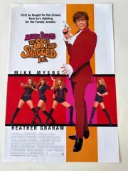 Original Promo Poster Austin Powers Spy Who Shagged Me Mike Myers Heather Graham