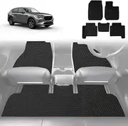 Outback GT 6D Diamond Custom-Fit Car Floor Mats, Compatible with for Mazda CX-60 2022-Current | Heavy Duty | Anti-Slip | All Weather Protection | Car Accessories