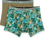 [Calvin Klein] Boys Boys' Kids Performance Boxer Brief Underwear, Multipack Boxer Briefs - Multi - X-Large