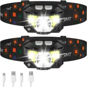 Hyper Tough 1200-Lumen LED HEADLAMP Head Strap RECHARGEABLE