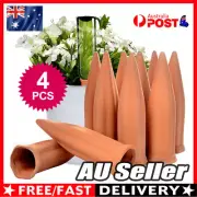 4x Terracotta Automatic Plant Self Watering Spikes Water Drip Irrigation System