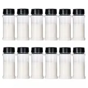 12x Spice Bottle Storage Shaker Lid Herb Empty Plastic Spice Bottles Containers