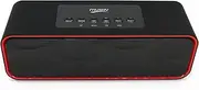 Portable Bluetooth Stereo Speaker, with 2x5W Acoustic Drivers, Dual Subwoofer, FM Radio, Handsfree Speakerphone, Slots for Micro SD Card, USB and AUX-in, for Smart Phone, MP3, MP4, iPad, Tablet
