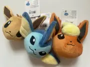Aus Seller coin Purse Set Eevee flareon vaporeon Plush Official Pokemon