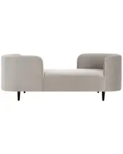 Safavieh Couture Frieda Velvet Tete-A-Tete Chair