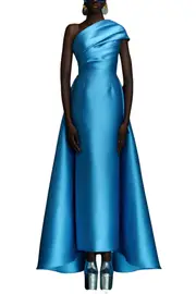 [SOLACE LONDON] THE ALBA MAXI DRESS UK 10 BLUE