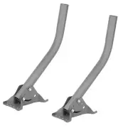 2 Pack 21" J Pipe Mast for 18" Dish Wisp Antenna Roof Mount 1.66" OD Satellite