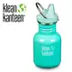 【Klean Kanteen 美國】Kid Classic Sippy 12oz 孩子的不繡鋼瓶 單層不保溫 水瓶 水壺 窄口鴨嘴瓶蓋 海灘綠 (K12CSIPPY-BB)