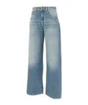 Icon Denim Poppy Jeans with Medium Rise Patch 24,25,26,27,28,29,30,31 Blue