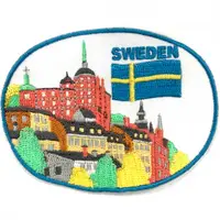 在飛比找有閑購物優惠-瑞典 斯德哥爾摩 景點 電繡背膠補丁 袖標 INS打卡地標 