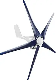 Wind Turbines, 5 Blades Small Windmill Generator 800W, Slow Startup Speed, High Wind Utilization, Easy Installation (with) for Boats, Terraces, Cabins (48V)