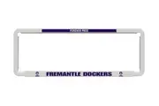 1x OFFICIAL AFL FREMANTLE DOCKERS Car Number Plate Frame Cover Surround