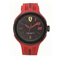 在飛比找樂天市場購物網優惠-送禮首選★FERRARI Pit Crew速度感時尚腕錶/紅