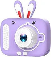 SUIOPPYUW Instant Print Camera Thermal Printing Cameras Video Photo Camcorder High-Definition Kids Toys Girls Birthday Gift, Purple