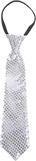 [WOONEKY] Sequin Tie Necktie Decor Necktie for Cosplay Neck Tie Prop Costume Accessories Costume Necktie Men Tie Outfit Necktie Decorative Necktie Costume Prop Shine Necktie Uniform Tie