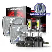 For Jeep Cherokee XJ 1984-2001 New 5x7" 7x6 LED Headlights With Hi/Lo Beam