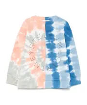 Stella McCartney Kids Tie-Dyed Crewneck Sweatshirt 4Y,6,2Y,10Y Logo on the front, round neck, long sleeves, ribbed trim