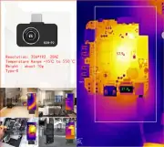 KCH-P2 Thermal Imaging IR Camera Imager 256*192 PCB Detection Android Smartphone