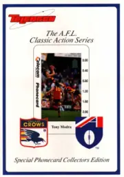 Mint Telstra -Telecom Phonecard Pack – Tony Modra - Adelaide Crows AFL