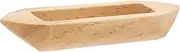 Ipetboom Unfinished Wooden Boat Model Creative Craft Boat Adornment for Home Decor Rustic Style Ornament for Model Collectors and Compact Design