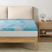 CH CHARME HOUSE 2 Inch Memory Foam Mattress Topper King Size, Gel Infused Mem...