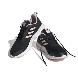 【adidas 愛迪達】Alphacomfy 男女 慢跑鞋 運動 休閒 透氣 基本款 緩震 舒適 愛迪達 黑粉(ID0352)