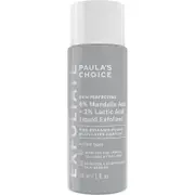 Paula’s Choice 6% Mandelic Acid + 2% Lactic Acid Exfoliant, Gentle Daily AHA Exfoliation for Discolouration, Bumpy Texture & Radiance, for Sensitive Skin, Fragrance-Free & Paraben-Free, 30 ml