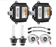 2pcs Xenon Ballast Igniter HID D2S Bulb Kit For 07-15 Infiniti G35 G37 Q40 Q50