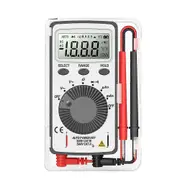 AN101 Mini Digital Multimeter Multimetro Tester DC/AC Voltage Current Lcr Meter Pocket Professiona Blackwhite